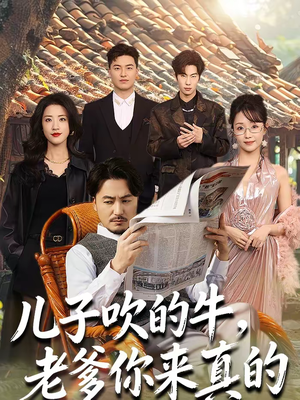 儿子吹的牛，老爹你来真的（59集）小短剧推荐