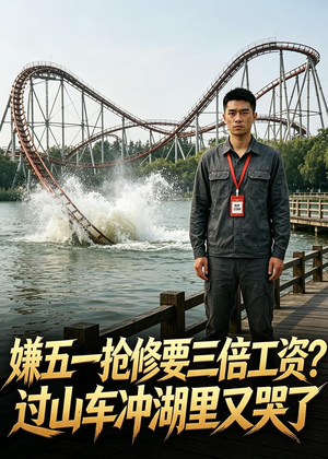 嫌五一抢修要三倍工资？过山车冲湖里又哭了（33集）超火短剧抢先看