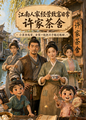 江南人家经营致富日常：许家茶舍（74集）最热门短剧来了
