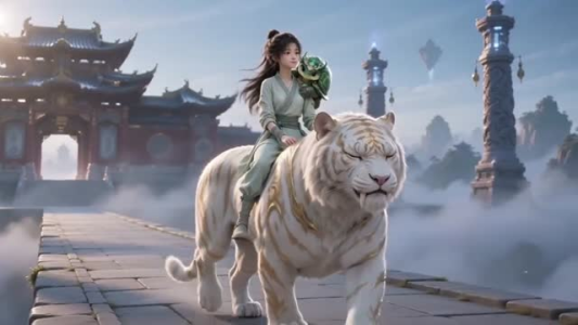穿越少女收服四方神兽（23集）深深爱上这部剧