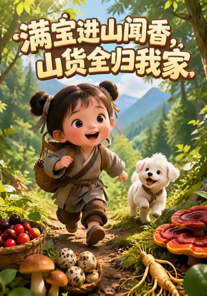 满宝进山闻香，山货全归我家（203集）短剧追到爽