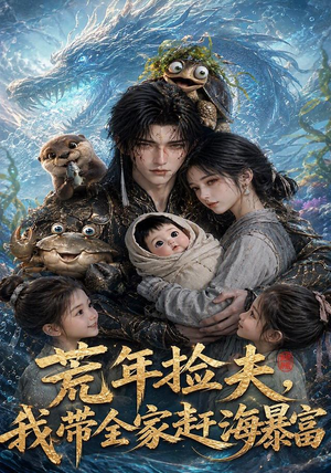 荒年捡夫，我带全家赶海暴富（118集）短剧热门分享