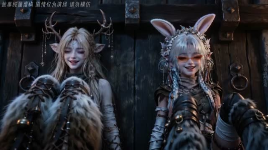 嫁给雪豹叔侄，我和发小制霸兽世（65集）精彩热门短剧