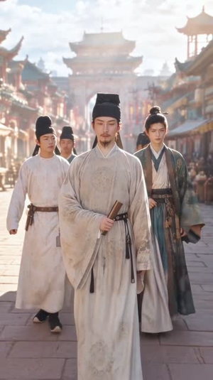 穿越寒门书生一路封神：落笔惊哭学子（75集）热播短剧推荐