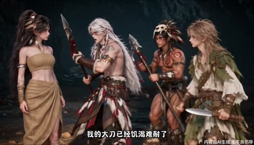 兽世求生：我靠剧透把虎王当奶爸（205集）短剧