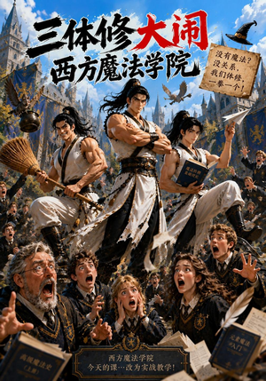 三体修大闹西方魔法学院（60集）这部短剧太好看